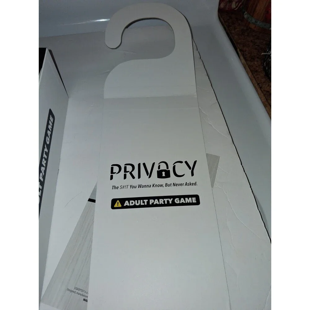 Privacy Adult Party Game Complete USAopoly 2018 Ages 18+ Funny Game Night